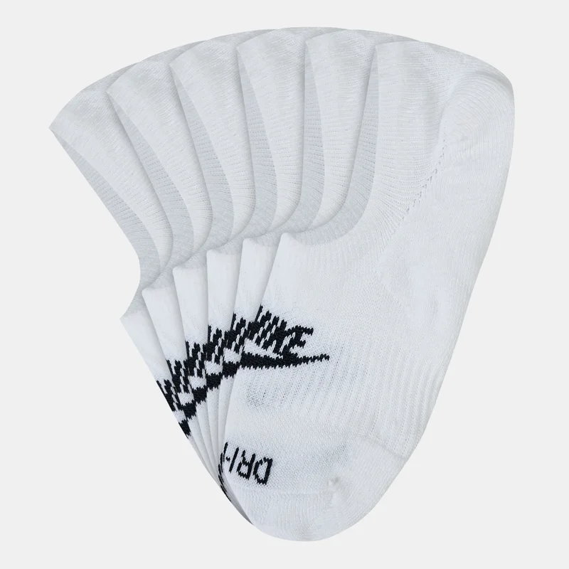 Nike White Men's Everyday Plus Cushioned Footie Socks (3 Pack)  | Best Price UAE